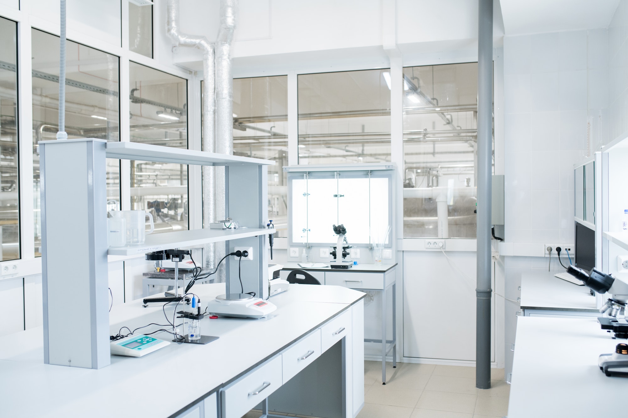 Modern Laboratory Interior